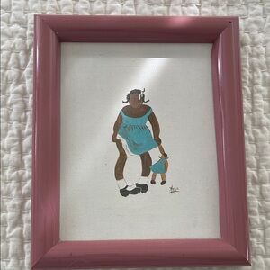 Charming Pink Framed Art Print